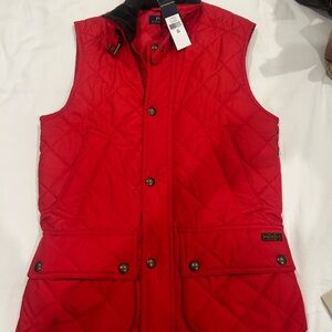 Polo by Ralph Lauren Red Quilted Jacket